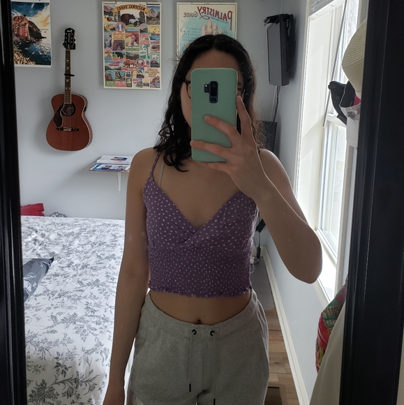 LA HeartsSurplice Bodice Cami Tank Top Sz S - Picture 6 of 6